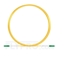 2M（7ft））1550nm LC APC Simplex Slow Axis Single Mode PVC-3.0mm (OFNR) 3.0mm Polarization Maintaining Fiber Optic Patch Cable