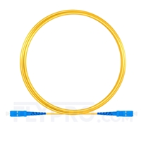 5M（16ft）1550nm SC UPC Simplex Slow Axis Single Mode PVC-3.0mm (OFNR) 3.0mm Polarization Maintaining Fiber Optic Patch Cable