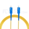 Image de 15M（49ft）1550nm SC UPC Simplex Slow Axis Single Mode PVC-3.0mm (OFNR) 3.0mm Polarization Maintaining Fiber Optic Patch Cable