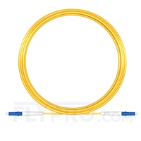 15M（49ft）1550nm LC UPC Simplex Slow Axis Single Mode PVC-3.0mm (OFNR) 3.0mm Polarization Maintaining Fiber Optic Patch Cable