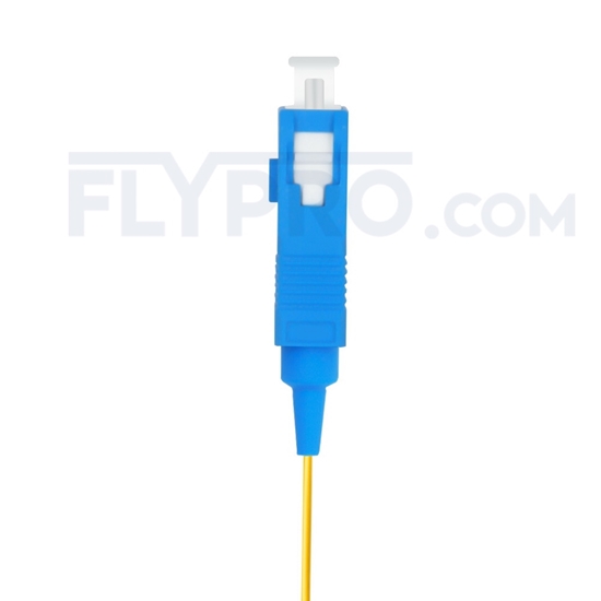 Bild von LWL-Pigtail, Simplex SC UPC Stecker, OS2 Singlemode - 0,9mm PVC (OFNR) 1m (3ft)