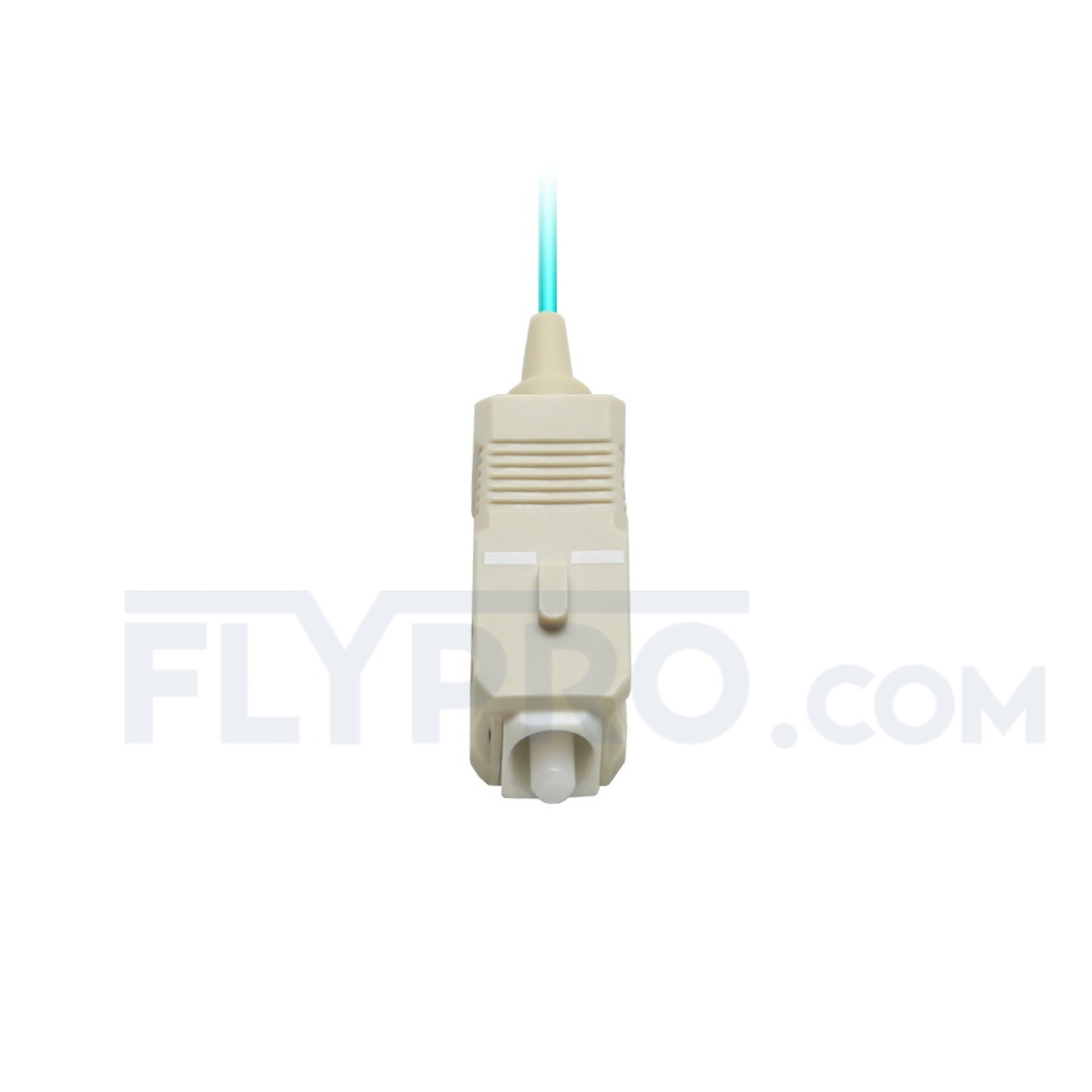 Standard 900μm Buffered Fiber,1M (3ft) SC/UPC OM3 Fiber Pigtail ...