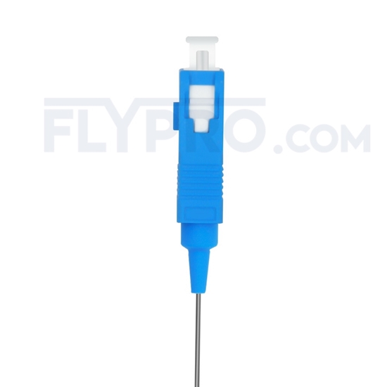 Picture of 1.5m (5ft) SC UPC 12 Fibers OS2 Single Mode Bunch PVC (OFNR) 0.9mm Fiber Optic Pigtail