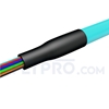 Picture of 1.5m (5ft) LC UPC 12 Fibers OM4 Multimode Bunch PVC (OFNR) 0.9mm Fiber Optic Pigtail