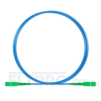 2m (7ft) SC APC to SC APC Simplex OS2 Single Mode Armored PVC (OFNR) 3.0mm Fiber Optic Patch Cable