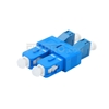 Picture of LC/UPC Female to SC/UPC Male Duplex Single Mode Plastic Fiber Optic Adapter/Mating Sleeve