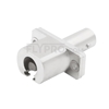 Picture of ST to LC Hybrid Simplex Metal Fiber Optic Adapter/Mating Sleeve, Female to Female