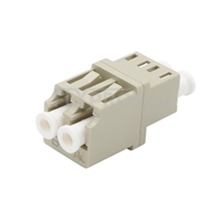 LC/UPC to LC/UPC Duplex OM1/OM2 Multimode Fiber Optic Adapter/Mating Sleeve without Flange