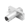 Picture of FC-ST Hybrid Simplex Metal Fiber Optic Adapter/Mating Sleeve, Female to Female
