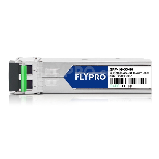 Picture of ADVA 61003010 Compatible 1000Base-ZX SFP 1550nm 80km SMF(LC Duplex) DOM Optical Transceiver