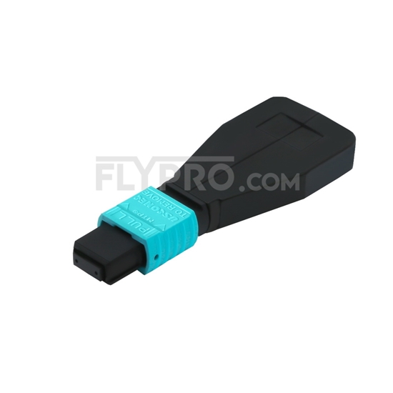 Bild von 24-Fasern MTP/MPO Buchse Typ 1 OM4 50/125 Multimode LWL-Loopback-Modul