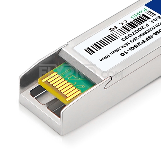 Picture of Arista Networks C54 SFP28-25G-DL-34.25 Compatible 25G DWDM SFP28 100GHz 1534.25nm 10km DOM Optical Transceiver Module