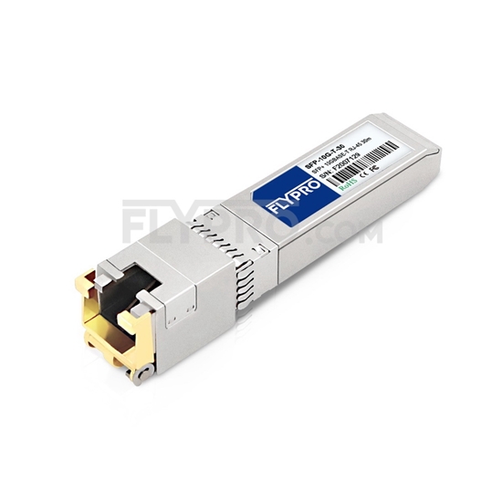 Picture of HPE 813874-B21 Compatible 10GBASE-T SFP+ Copper RJ-45 30m Transceiver Module